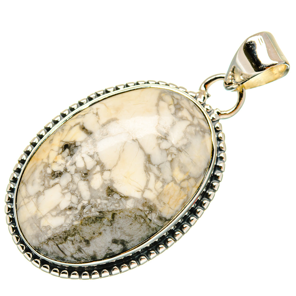 Howlite Pendants handcrafted by Anasilvercos - PD24593 - Photo 2