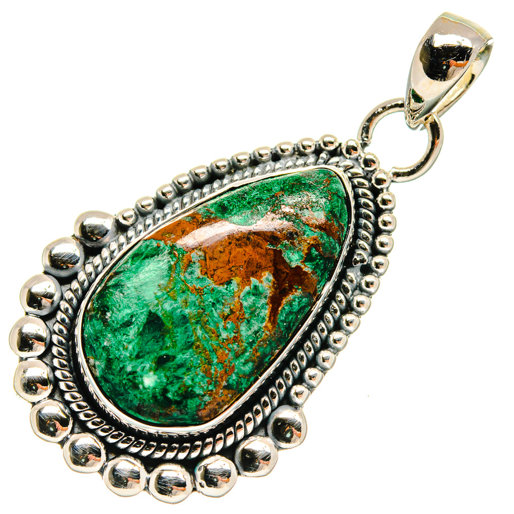 Chrysocolla Pendants handcrafted by Anasilvercos - PD24595 - Photo 2