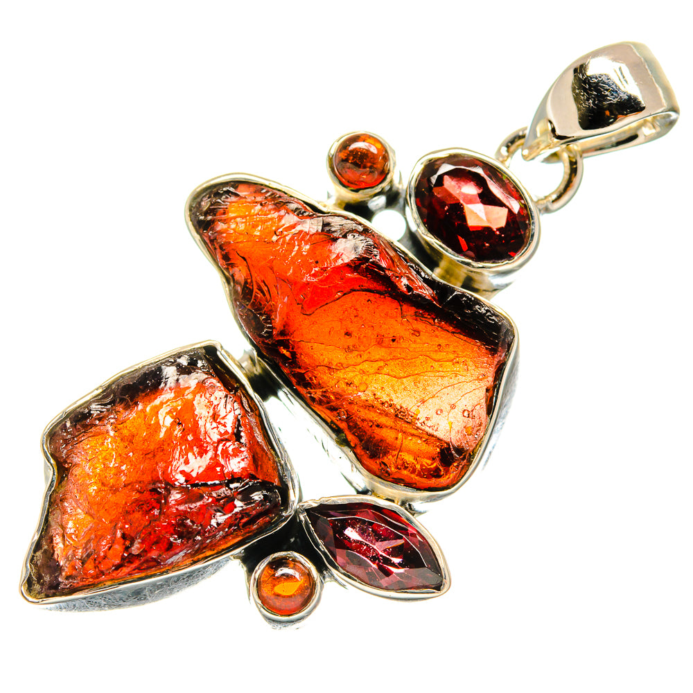 Garnet Pendants handcrafted by Anasilvercos - PD24609 - Photo 2