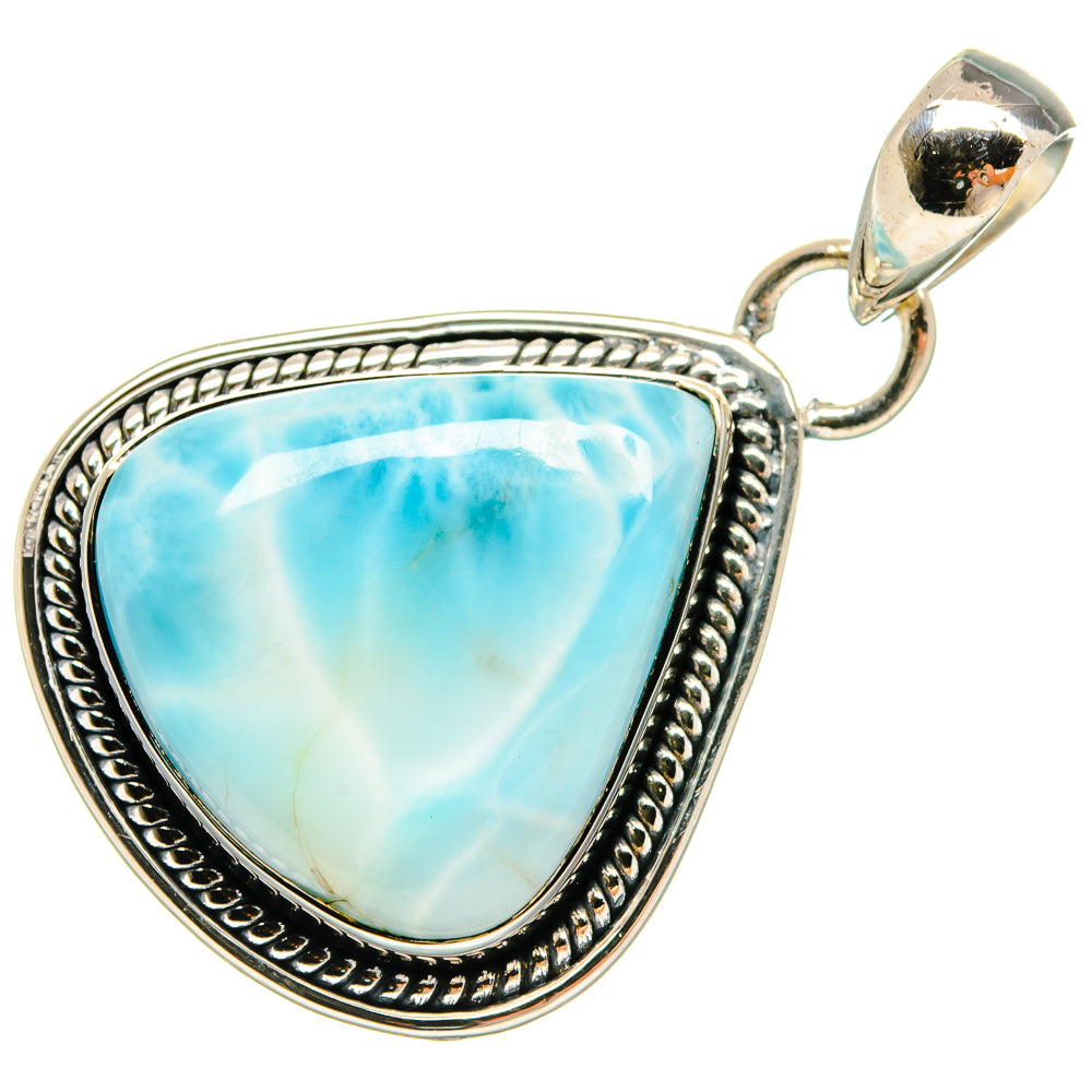 Larimar Pendants handcrafted by Anasilvercos - PD24631 - Photo 2