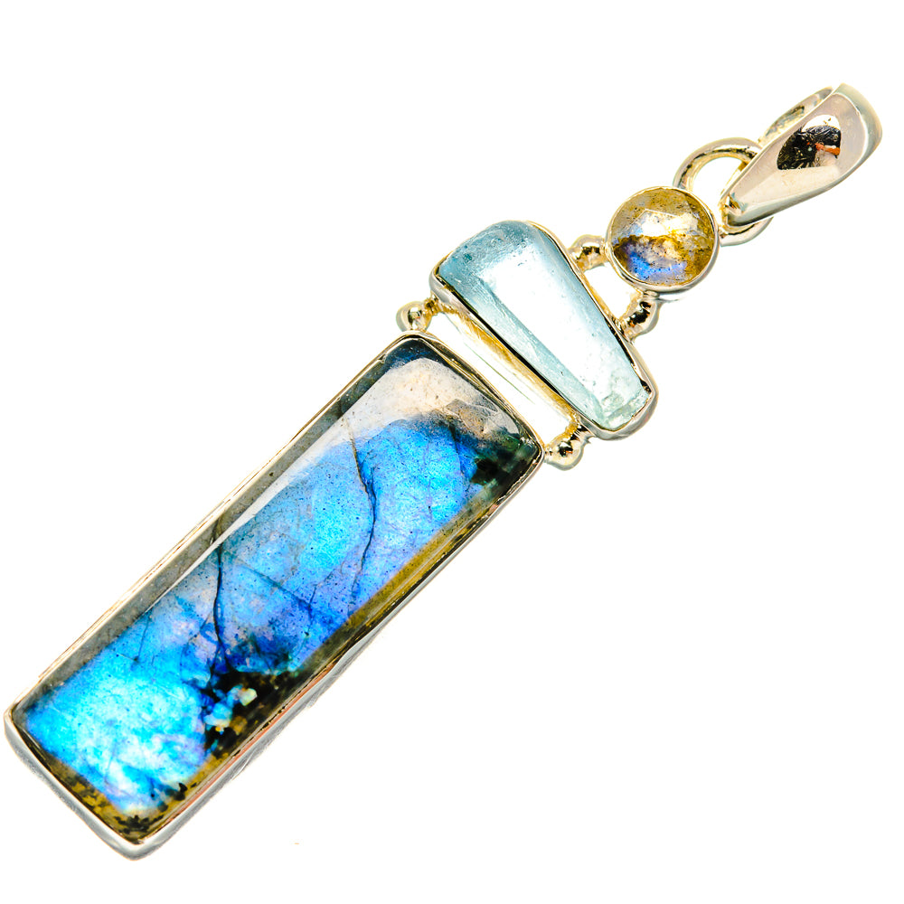 Labradorite Pendants handcrafted by Anasilvercos - PD24633 - Photo 2
