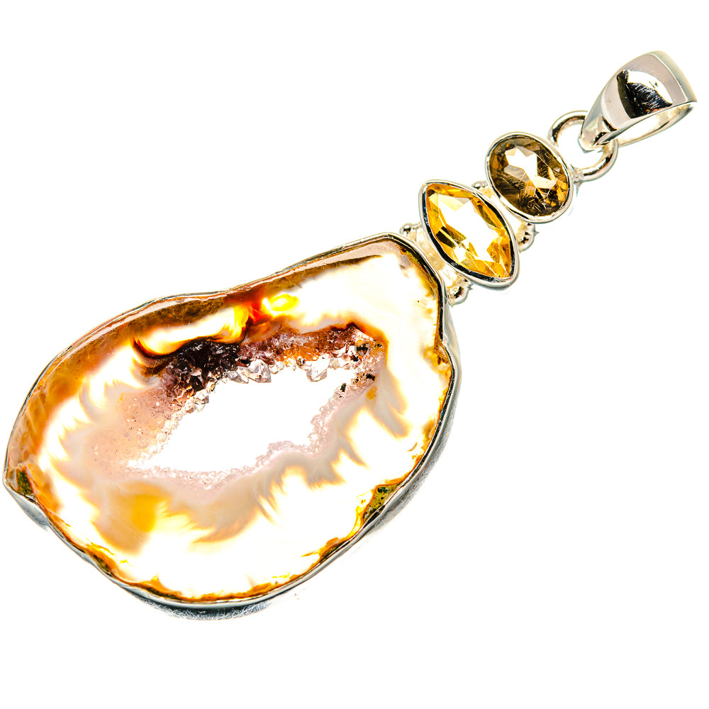 Occo Geode Pendants handcrafted by Anasilvercos - PD24661 - Photo 2