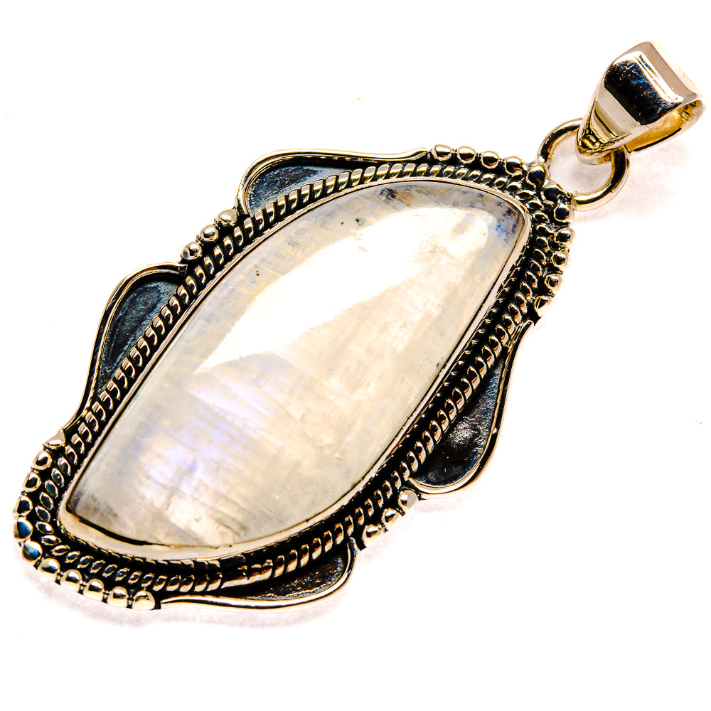 Rainbow Moonstone Pendants handcrafted by Anasilvercos - PD24672 - Photo 2