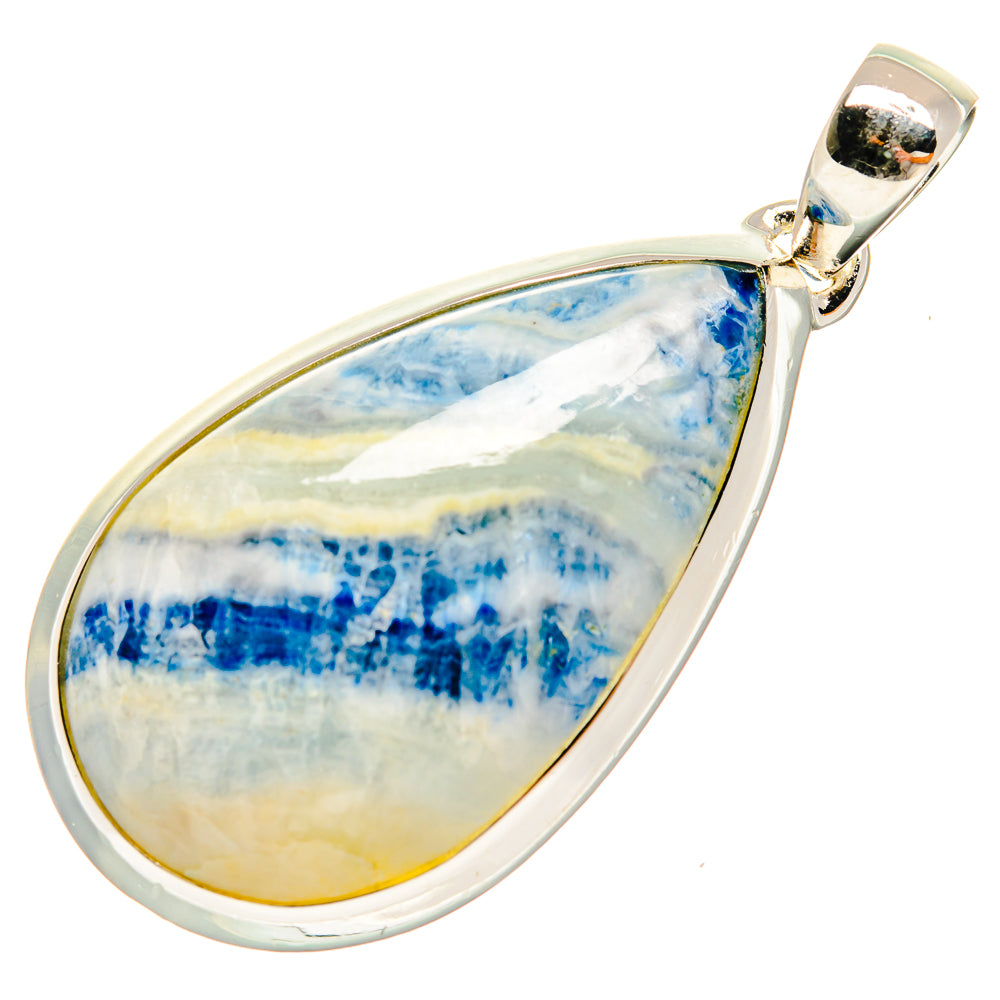 Blue Scheelite Pendants handcrafted by Anasilvercos - PD24678 - Photo 2