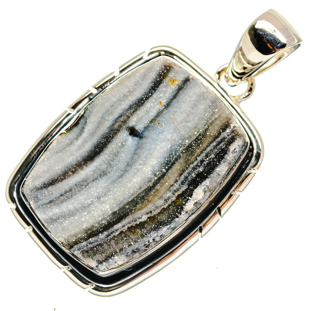 Desert Druzy Pendants handcrafted by Anasilvercos - PD24683 - Photo 2