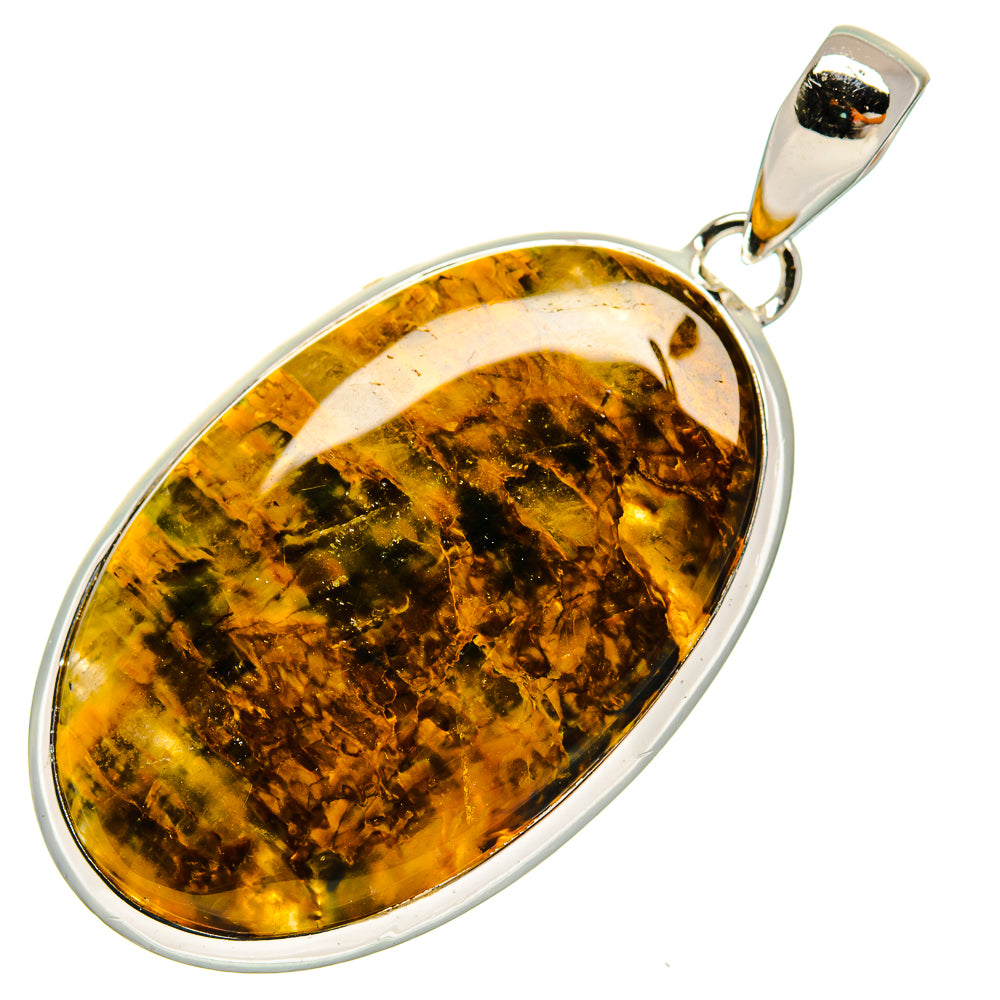 Golden Pietersite Pendants handcrafted by Anasilvercos - PD24685 - Photo 2
