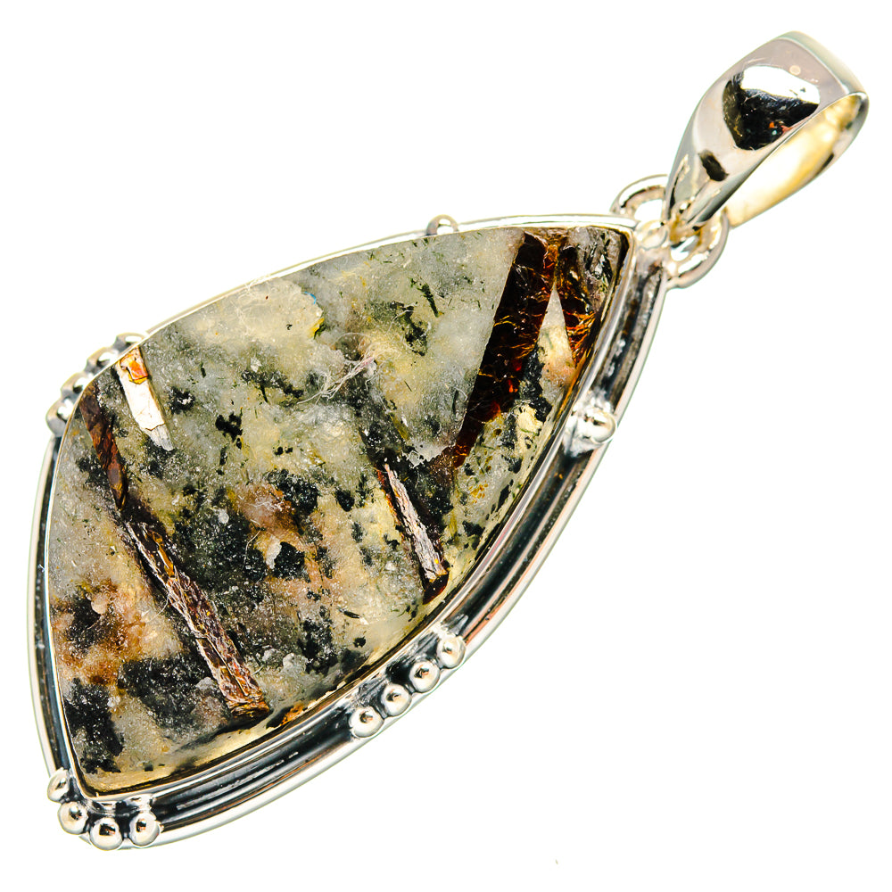 Astrophyllite Pendants handcrafted by Anasilvercos - PD24689 - Photo 2