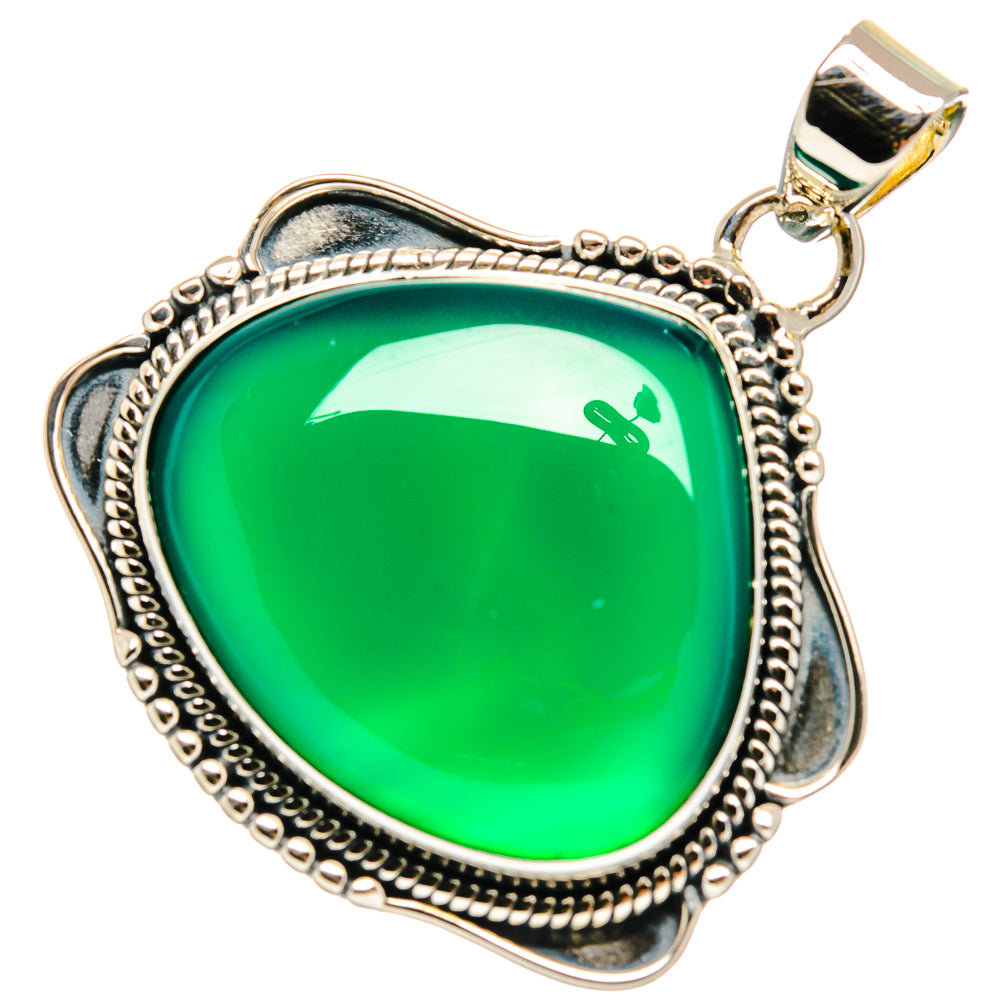 Green Onyx Pendants handcrafted by Anasilvercos - PD24706 - Photo 2