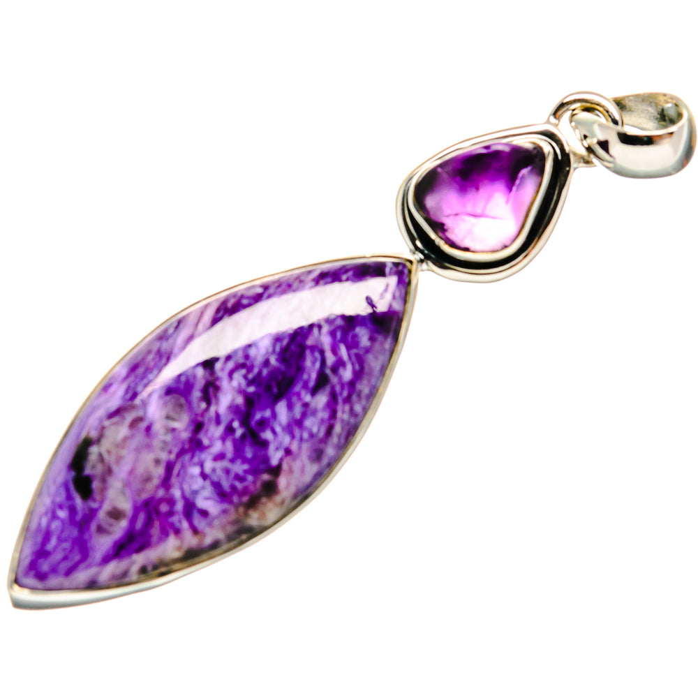 Charoite Pendants handcrafted by Anasilvercos - PD24711 - Photo 2