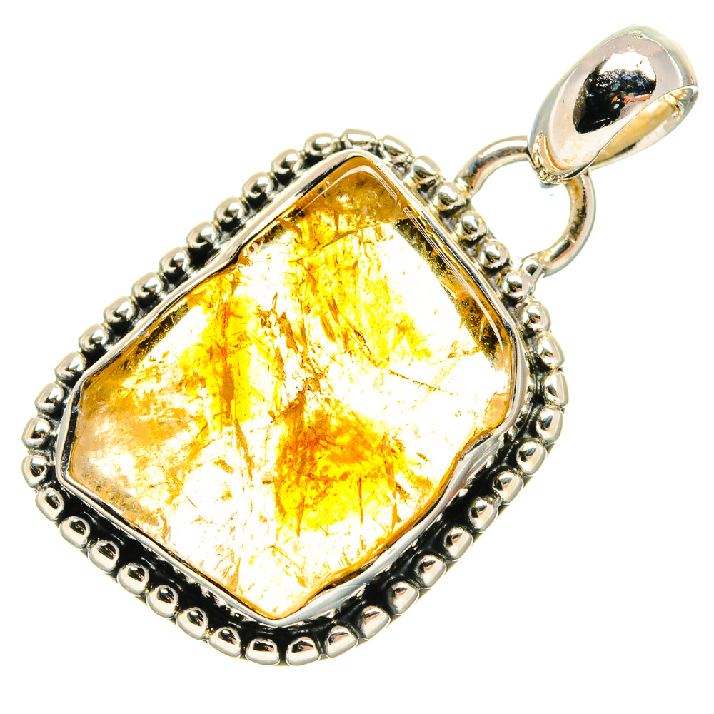 Citrine Pendants handcrafted by Anasilvercos - PD24719 - Photo 2