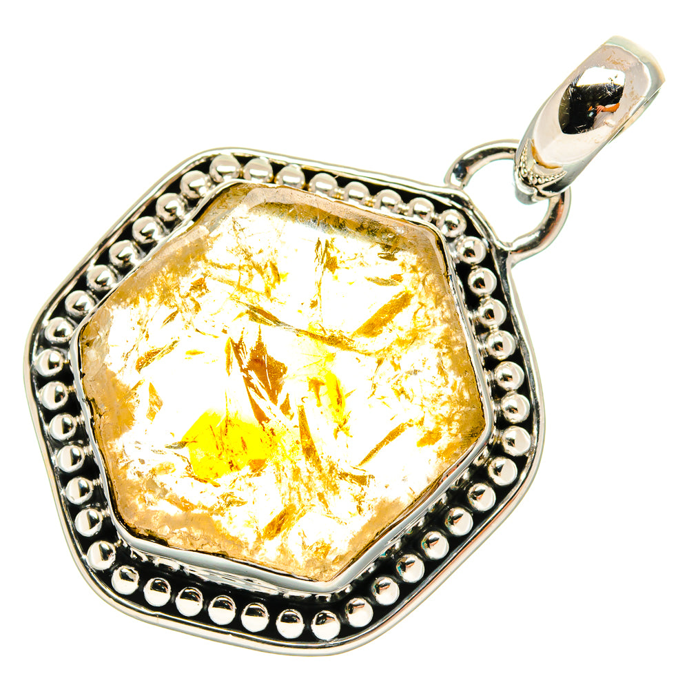 Citrine Pendants handcrafted by Anasilvercos - PD24720 - Photo 2