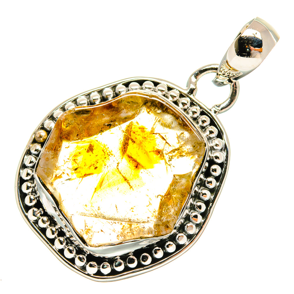 Citrine Pendants handcrafted by Anasilvercos - PD24722 - Photo 2