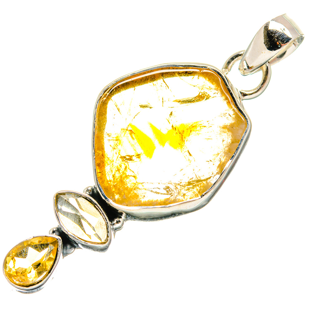 Citrine Pendants handcrafted by Anasilvercos - PD24724 - Photo 2