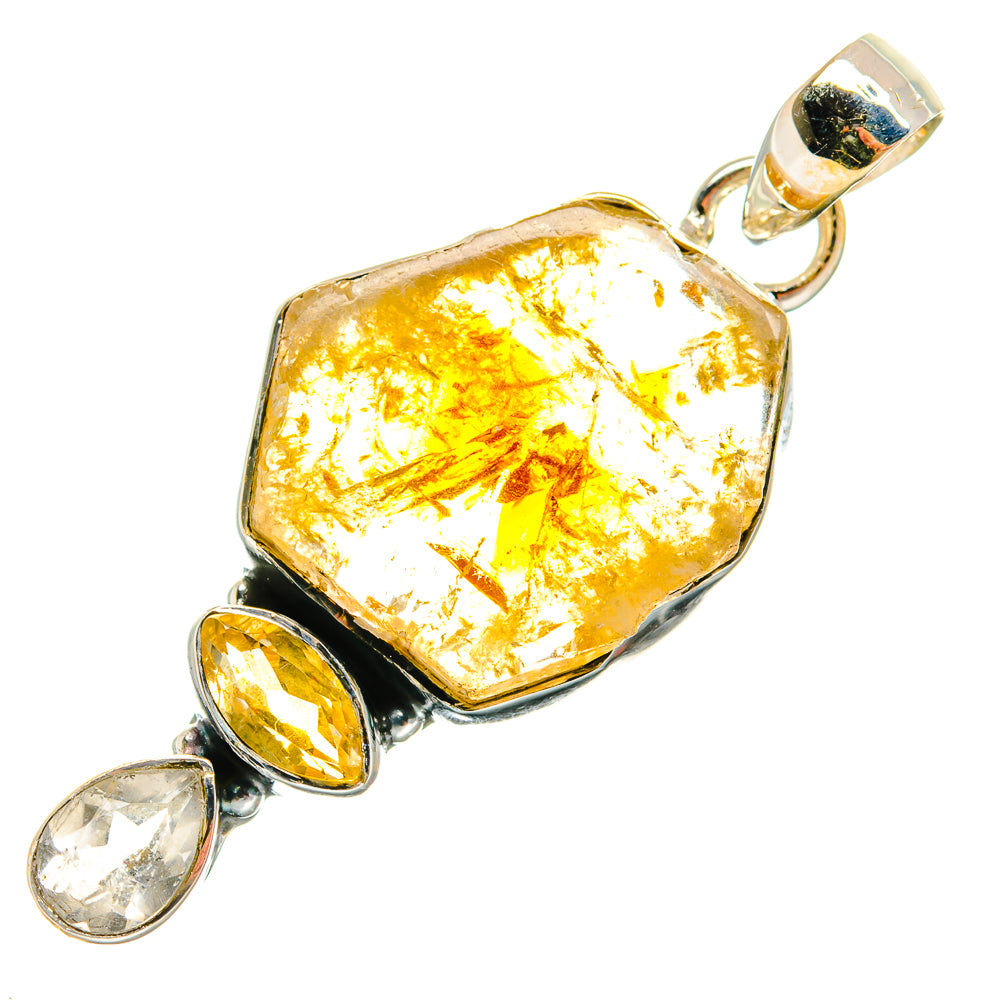Citrine Pendants handcrafted by Anasilvercos - PD24726 - Photo 2