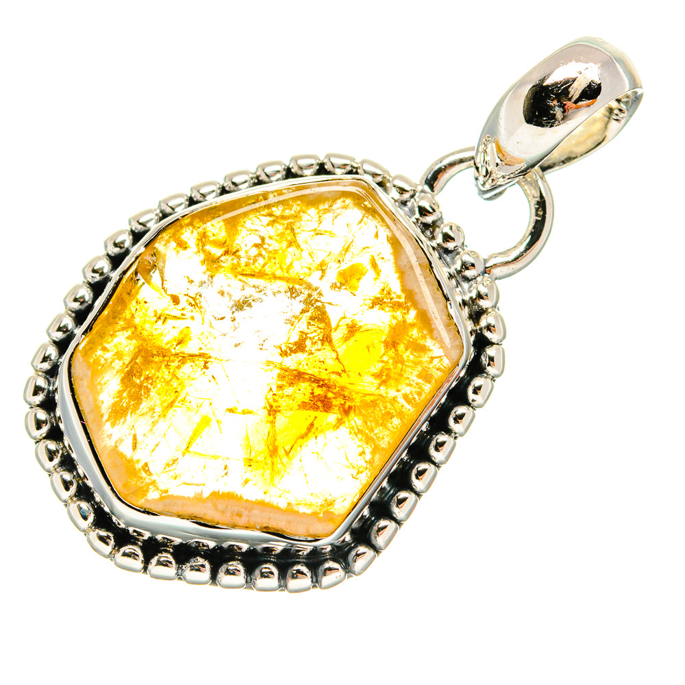 Citrine Pendants handcrafted by Anasilvercos - PD24730 - Photo 2