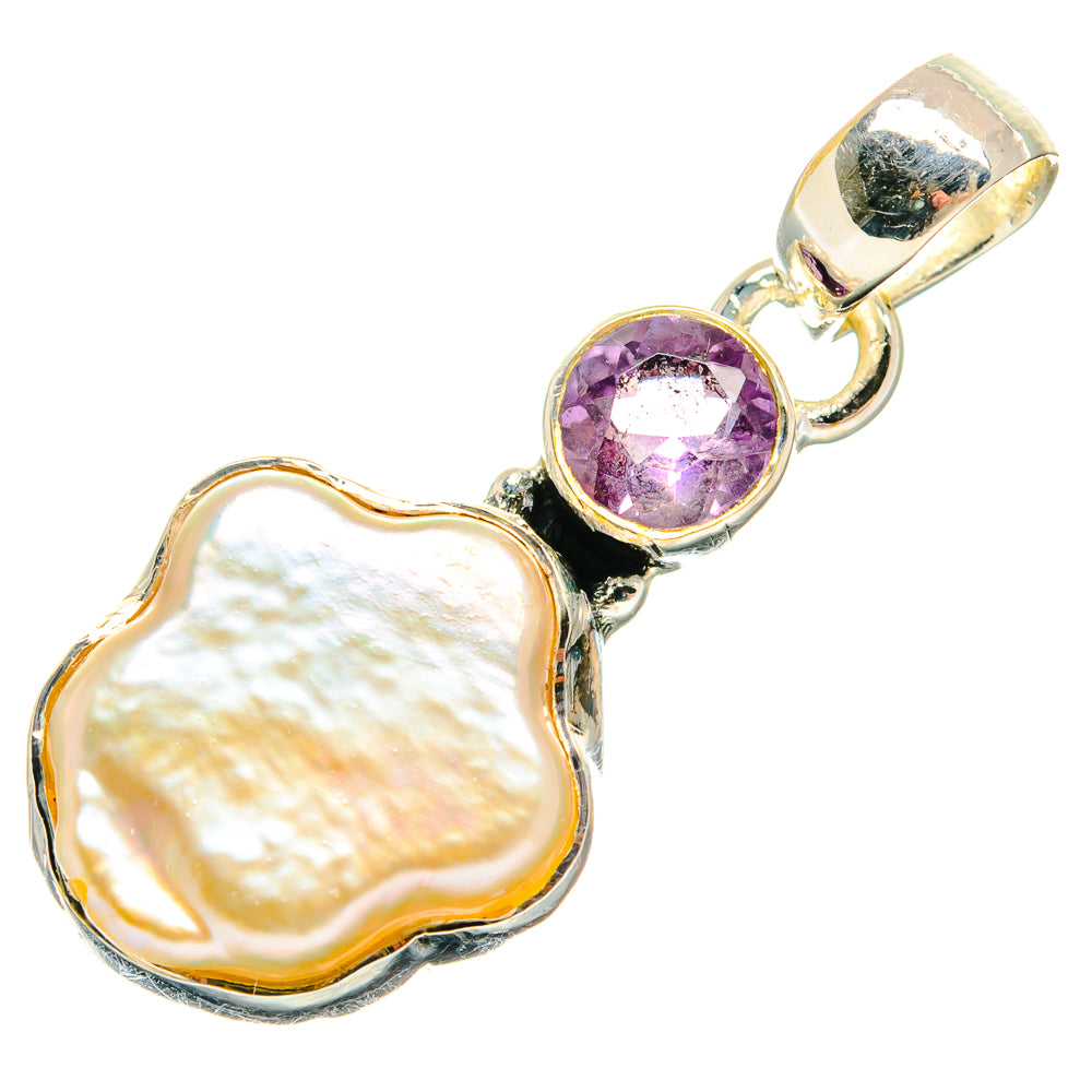 Mother Of Pearl Pendants handcrafted by Anasilvercos - PD24743 - Photo 2