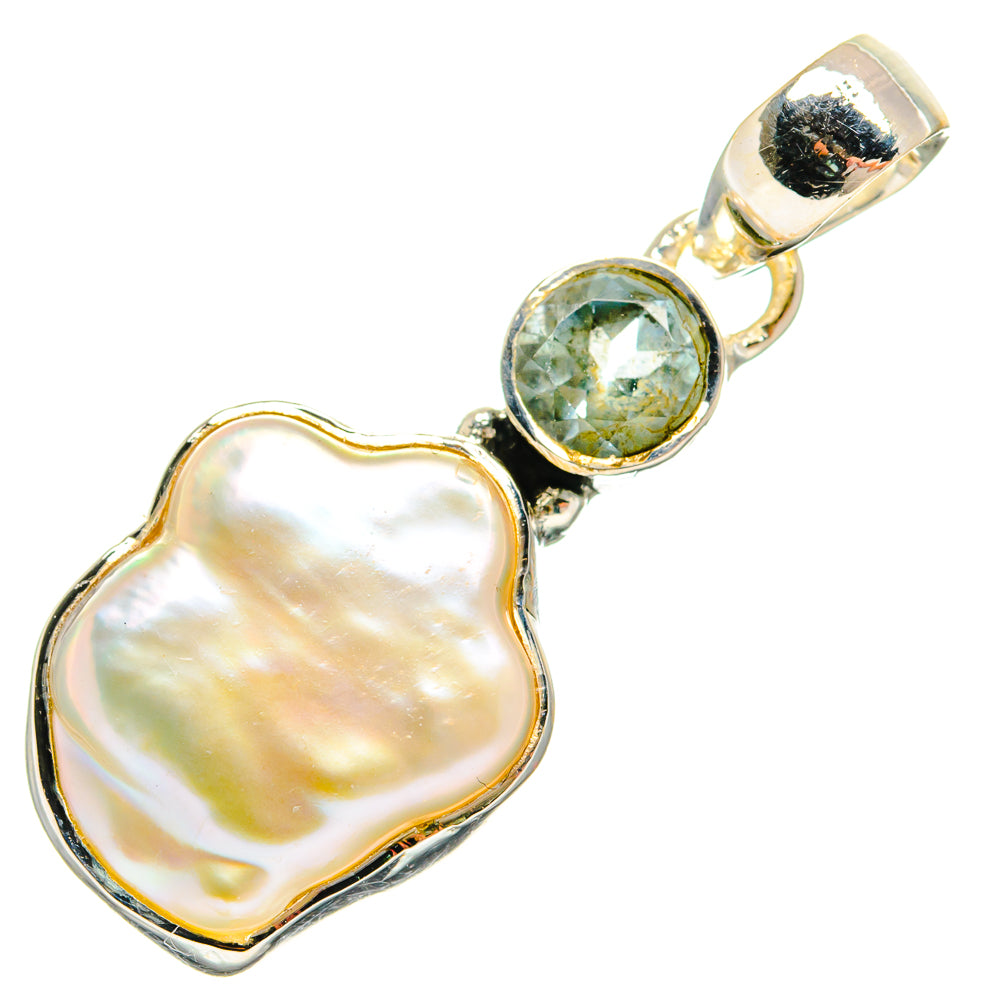 Mother Of Pearl Pendants handcrafted by Anasilvercos - PD24745 - Photo 2