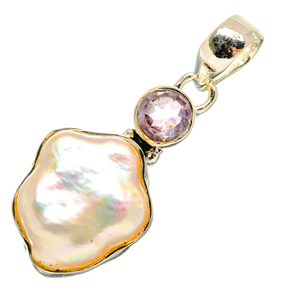 Mother Of Pearl Pendants handcrafted by Anasilvercos - PD24746 - Photo 2