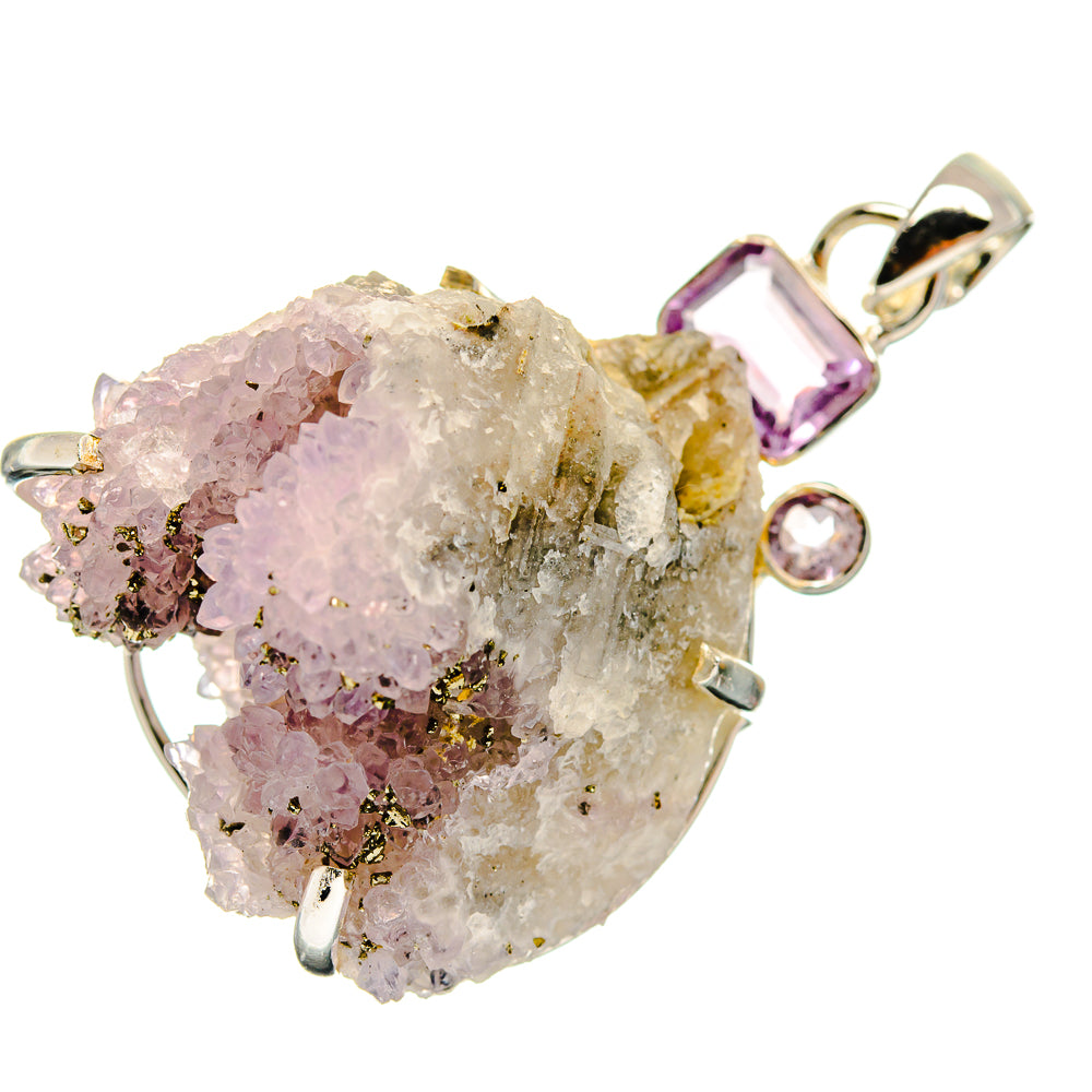 Amethyst Crystal Pendants handcrafted by Anasilvercos - PD24753 - Photo 2