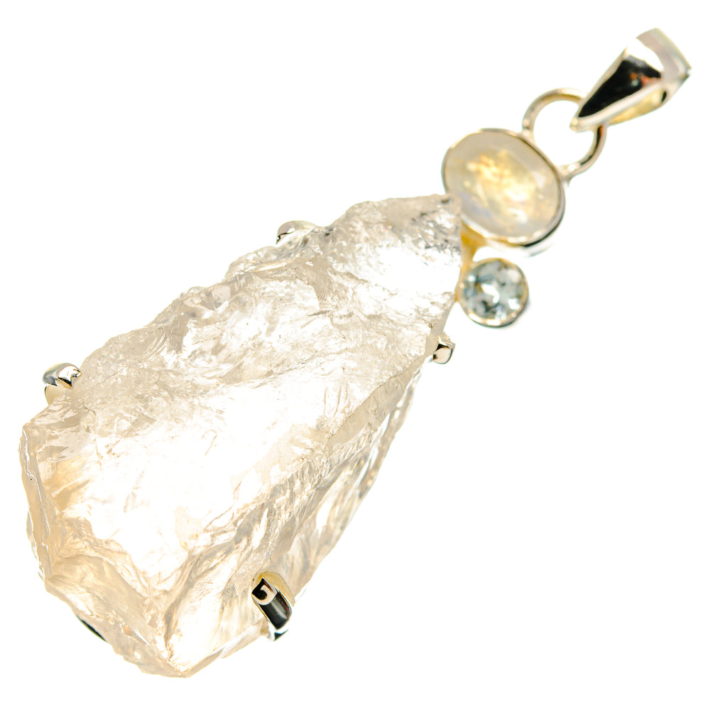 White Quartz Pendants handcrafted by Anasilvercos - PD24758 - Photo 2