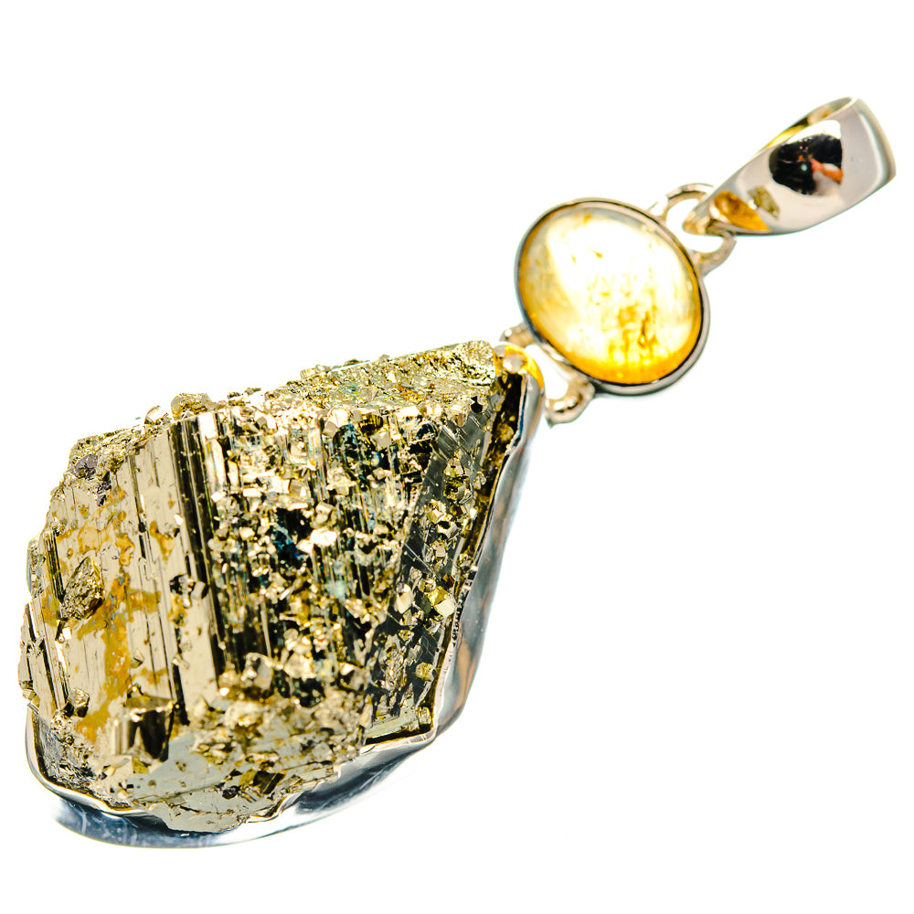 Pyrite Pendants handcrafted by Anasilvercos - PD24764 - Photo 2