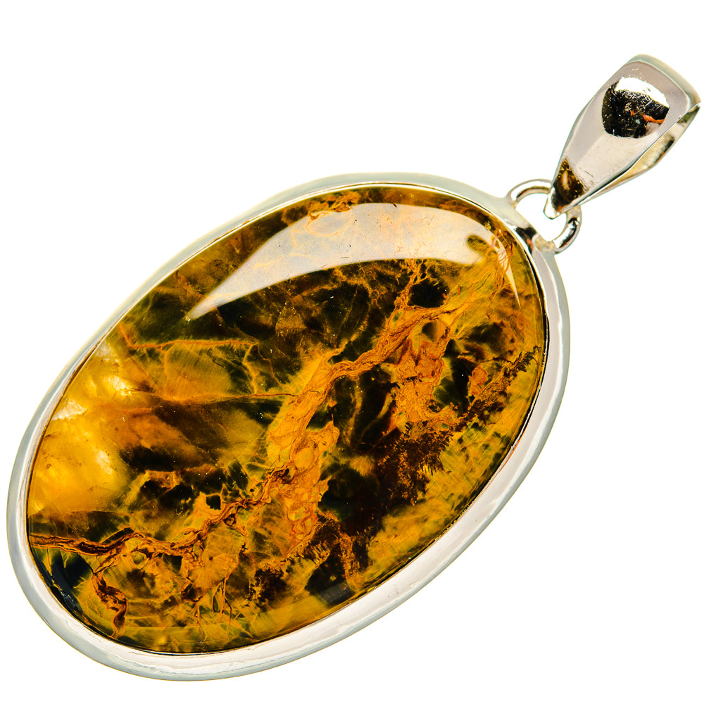 Golden Pietersite Pendants handcrafted by Anasilvercos - PD24773 - Photo 2