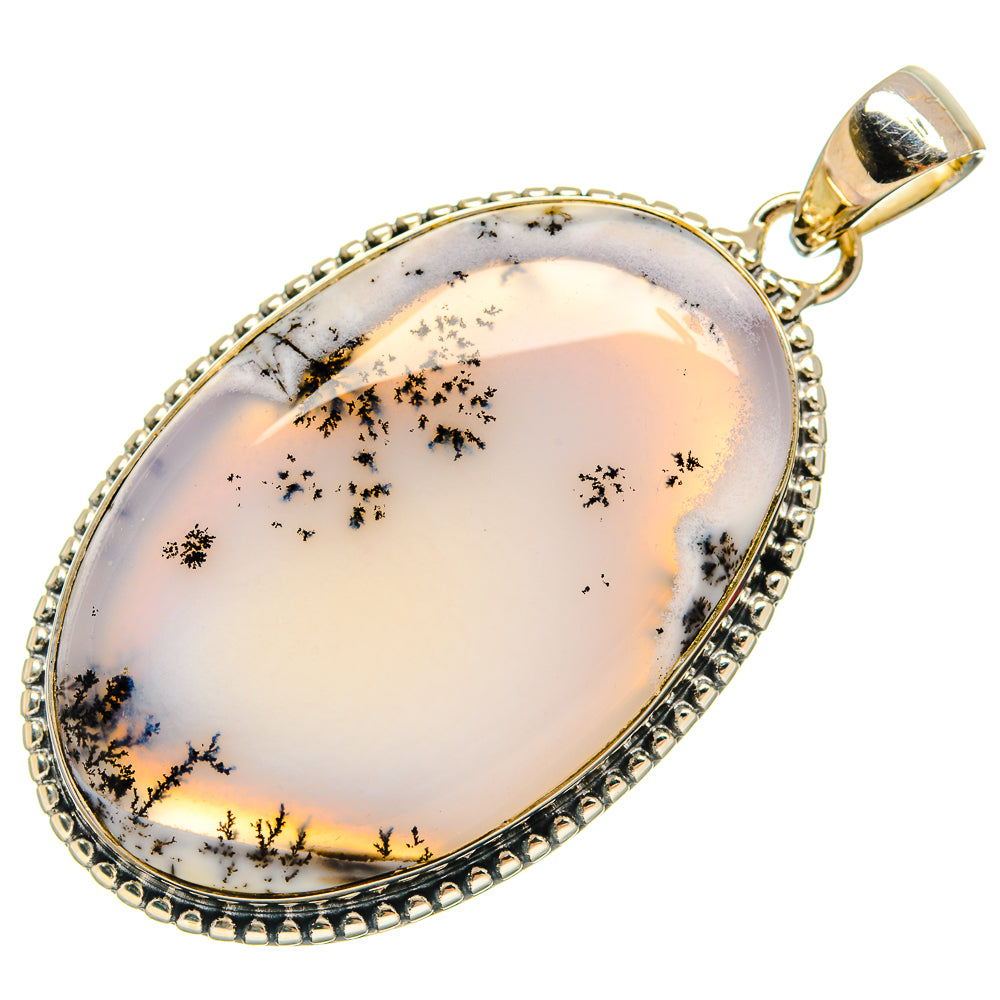 Dendritic Opal Pendants handcrafted by Anasilvercos - PD24778 - Photo 2