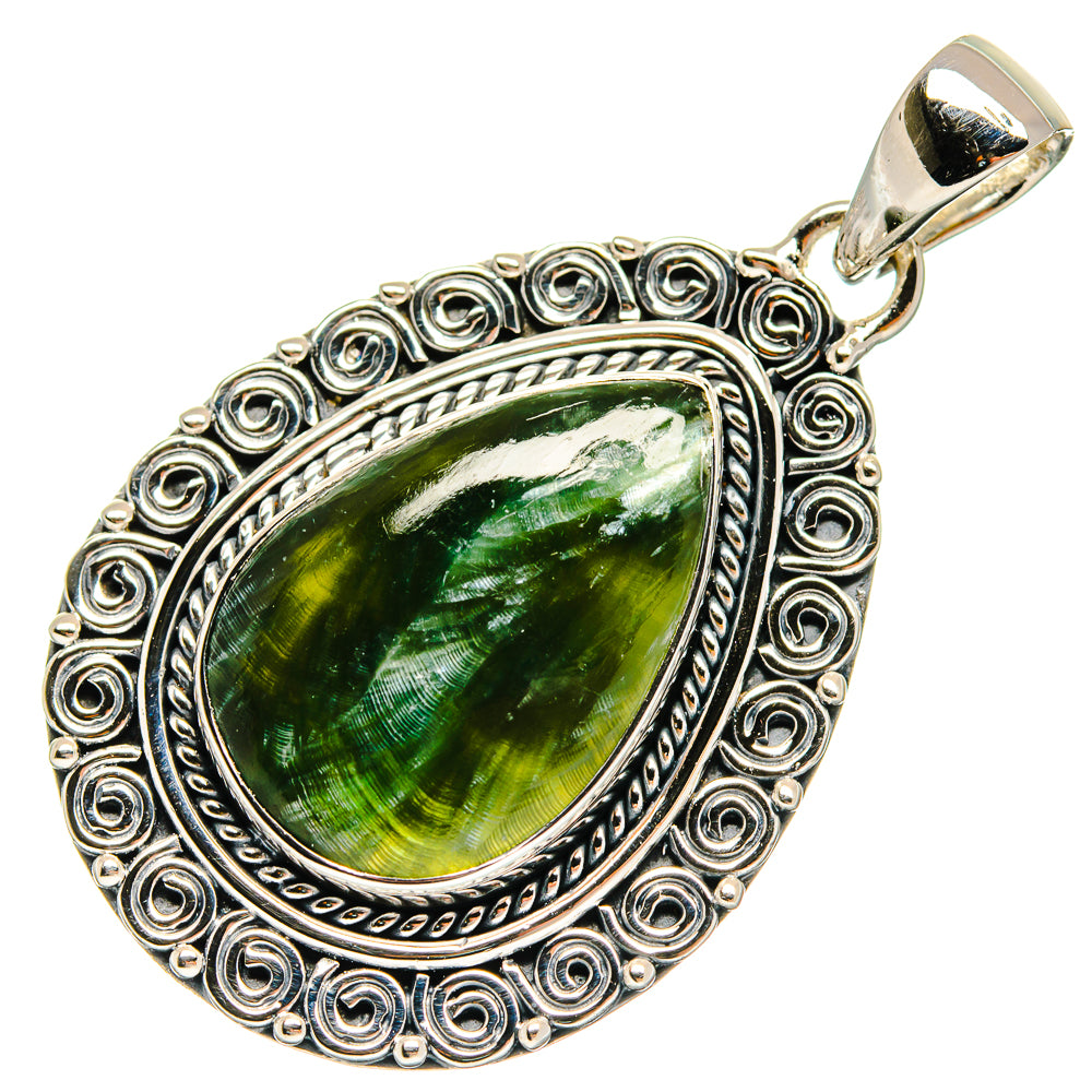 Seraphinite Pendants handcrafted by Anasilvercos - PD24779 - Photo 2