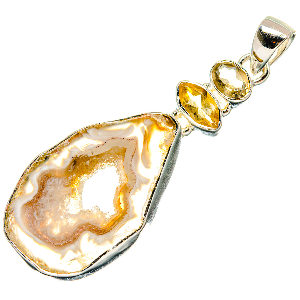 Occo Geode Pendants handcrafted by Anasilvercos - PD24787 - Photo 2