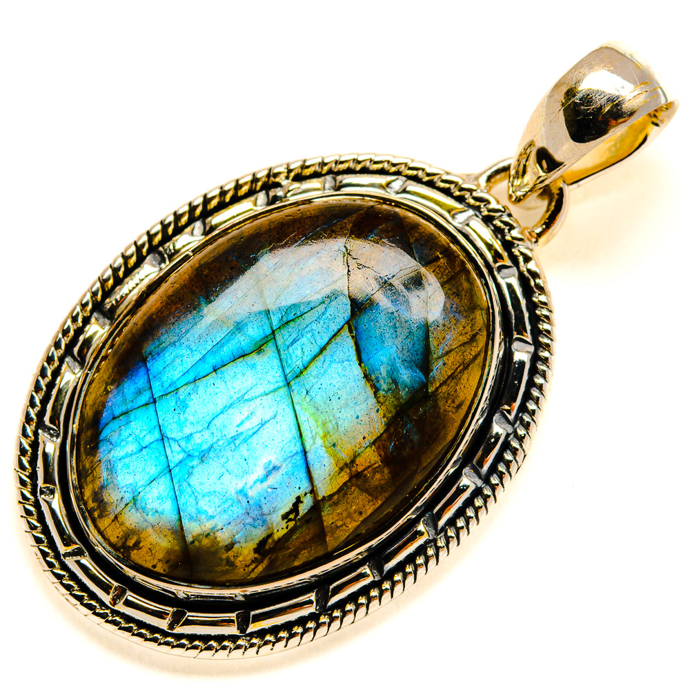 Labradorite Pendants handcrafted by Anasilvercos - PD24793 - Photo 2