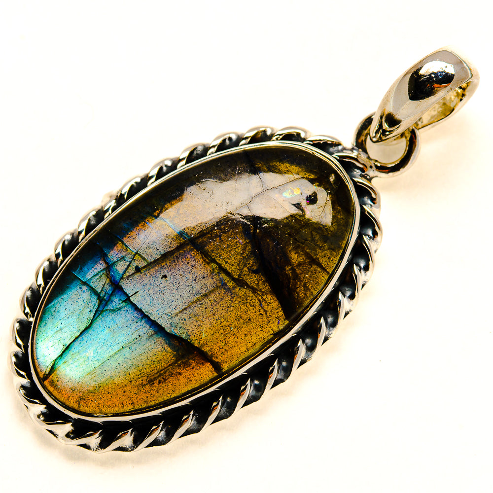 Labradorite Pendants handcrafted by Anasilvercos - PD24794 - Photo 2