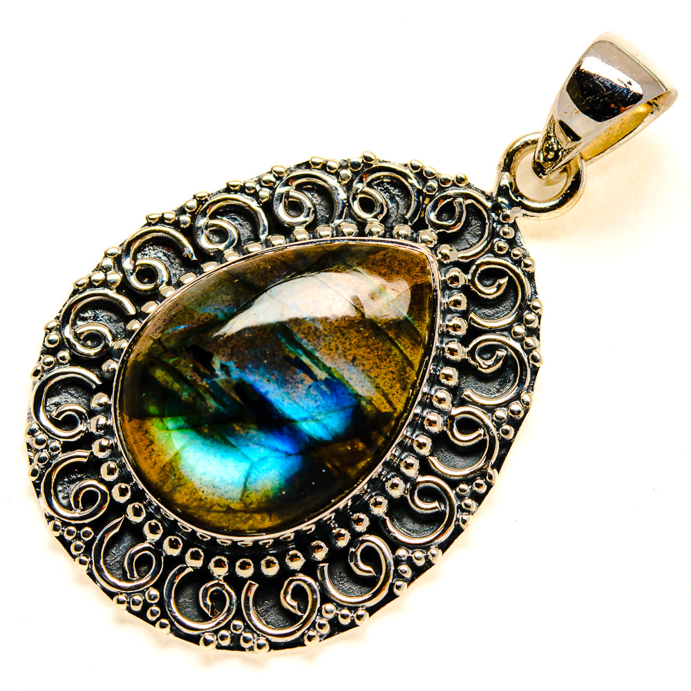 Labradorite Pendants handcrafted by Anasilvercos - PD24798 - Photo 2