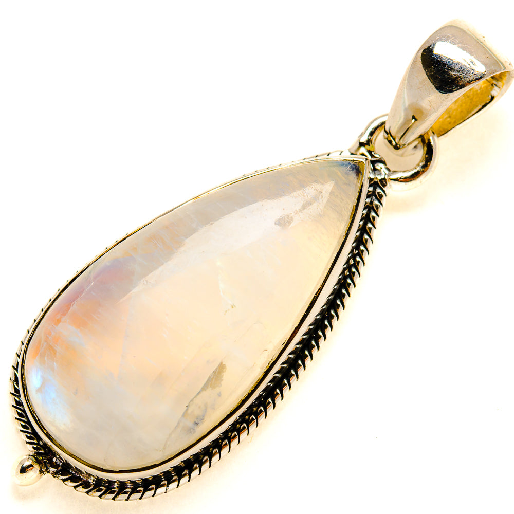 Rainbow Moonstone Pendants handcrafted by Anasilvercos - PD24803 - Photo 2