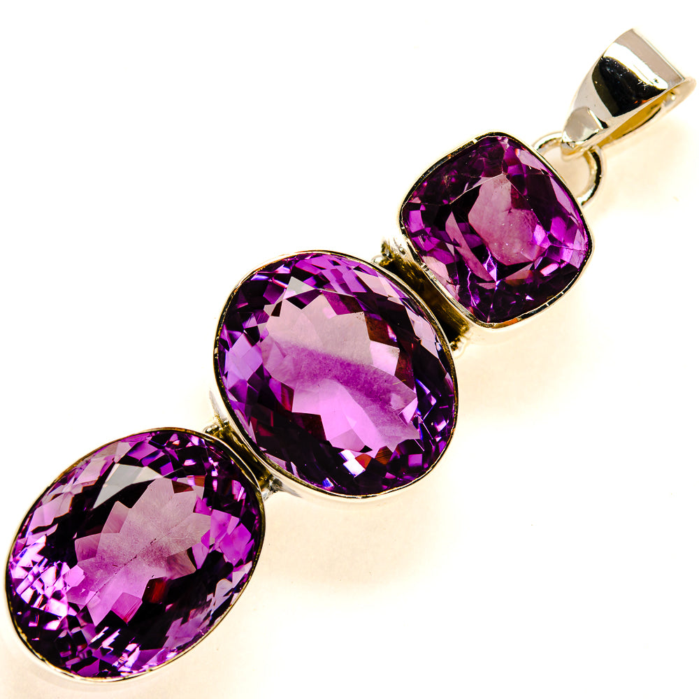 Amethyst Pendants handcrafted by Anasilvercos - PD24808 - Photo 2