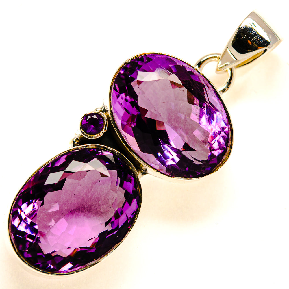Amethyst Pendants handcrafted by Anasilvercos - PD24809 - Photo 2