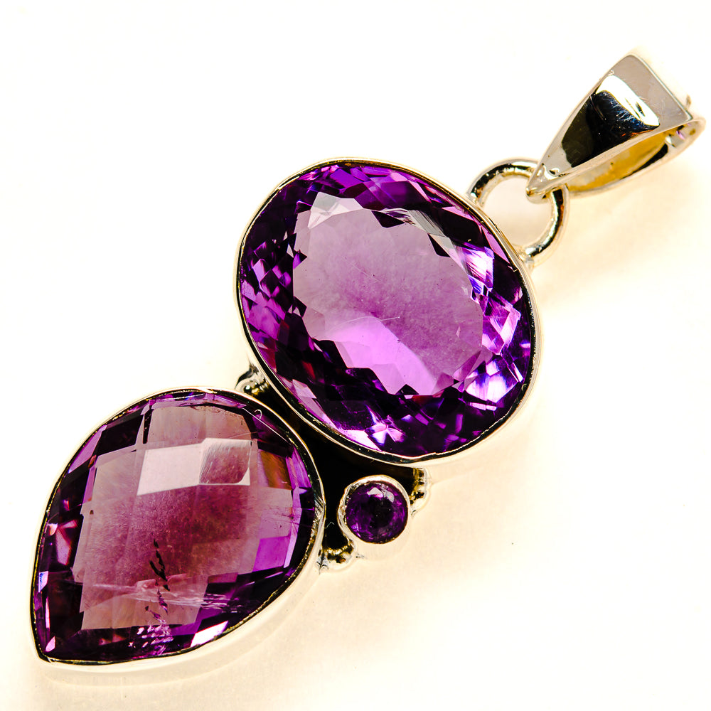 Amethyst Pendants handcrafted by Anasilvercos - PD24810 - Photo 2