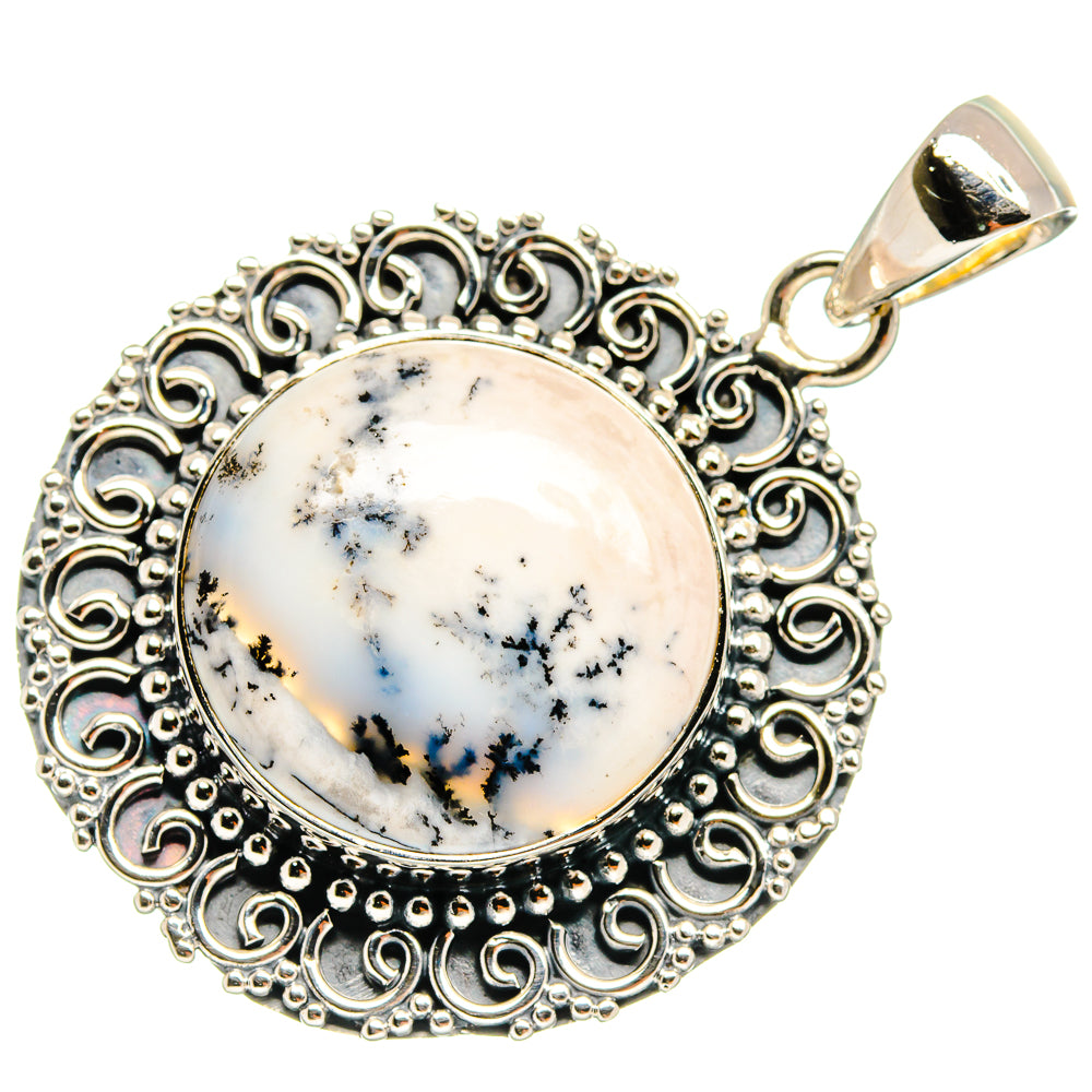 Dendritic Opal Pendants handcrafted by Anasilvercos - PD24816 - Photo 2