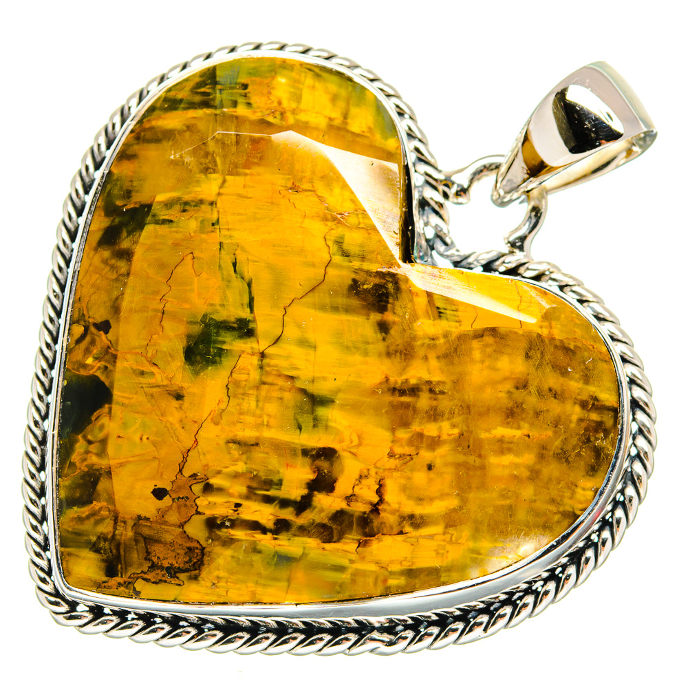 Golden Pietersite Pendants handcrafted by Anasilvercos - PD24820 - Photo 2