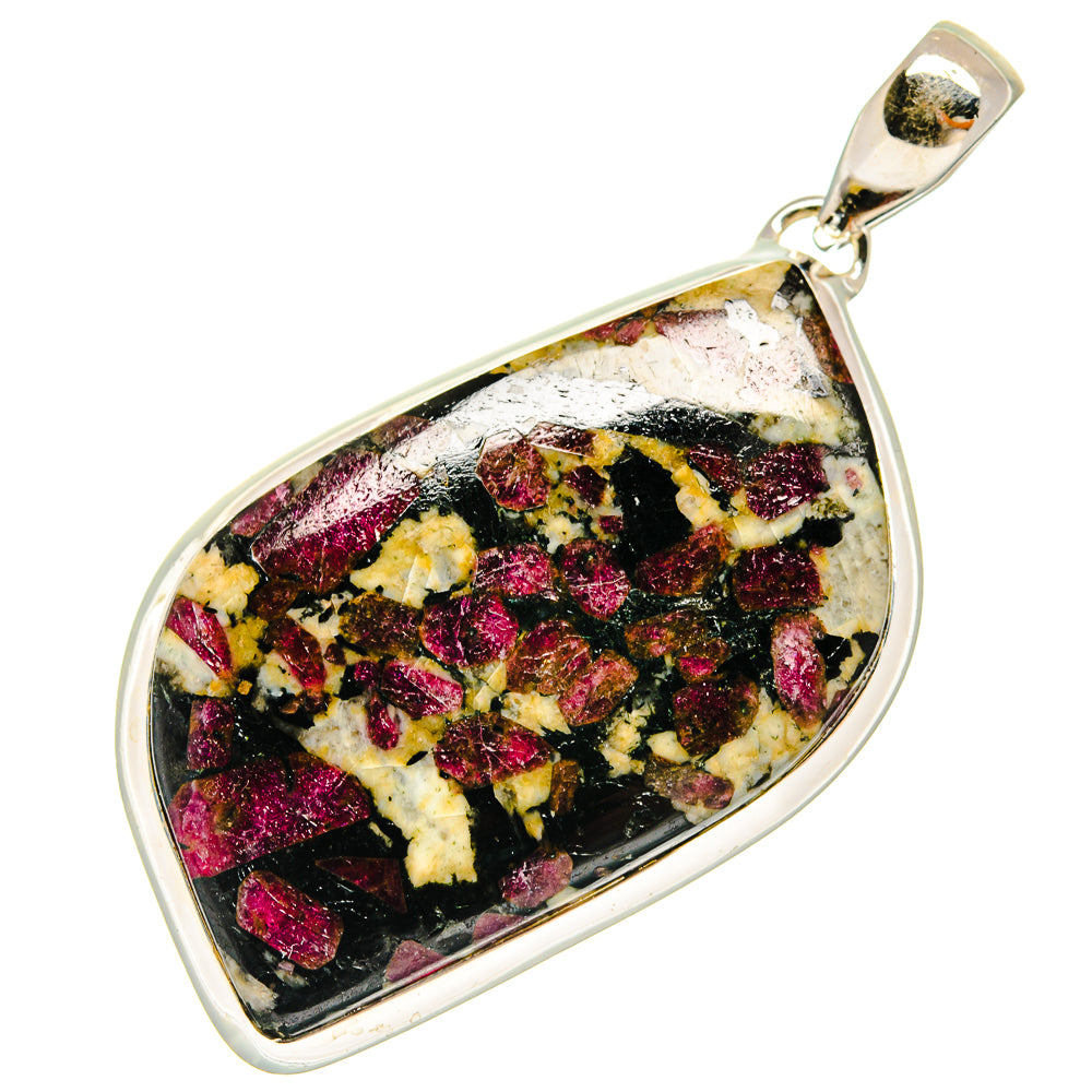 Russian Eudialyte Pendants handcrafted by Anasilvercos - PD24821 - Photo 2