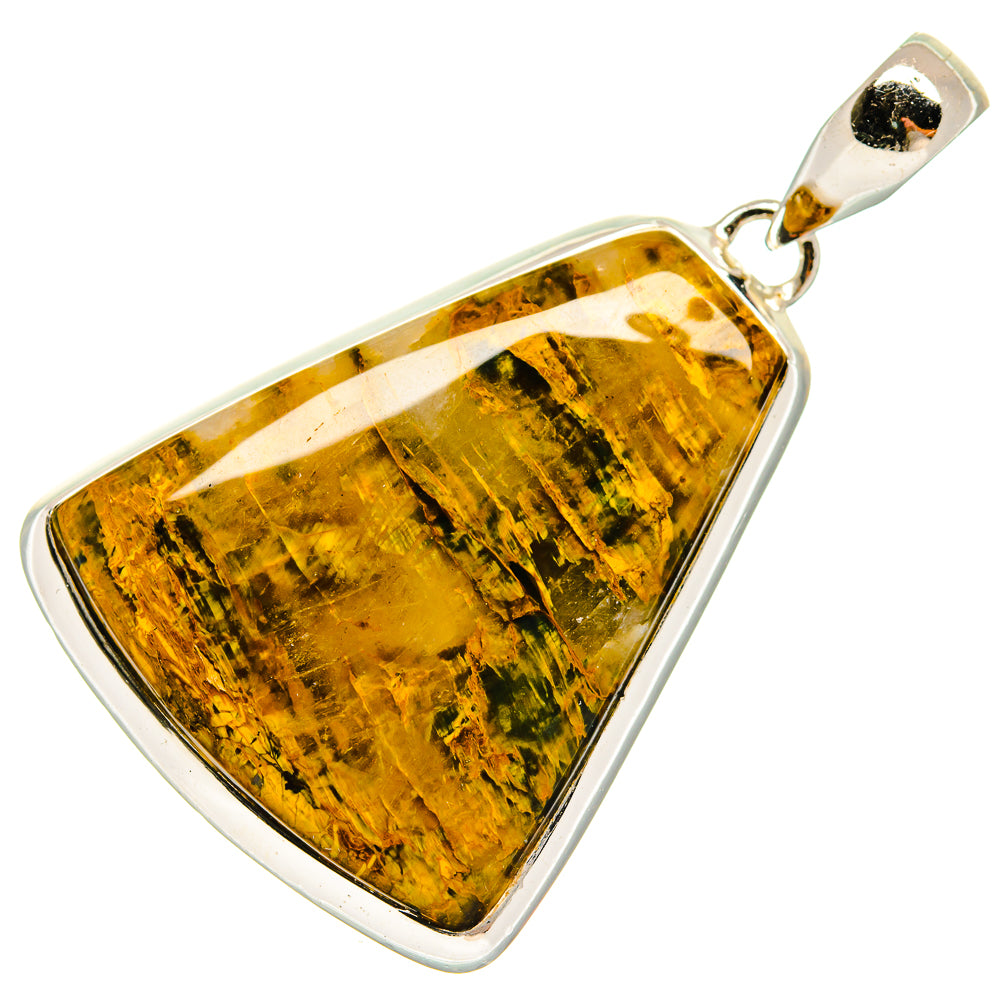 Golden Pietersite Pendants handcrafted by Anasilvercos - PD24823 - Photo 2