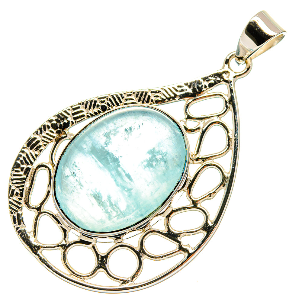 Aquamarine Pendants handcrafted by Anasilvercos - PD24838 - Photo 2