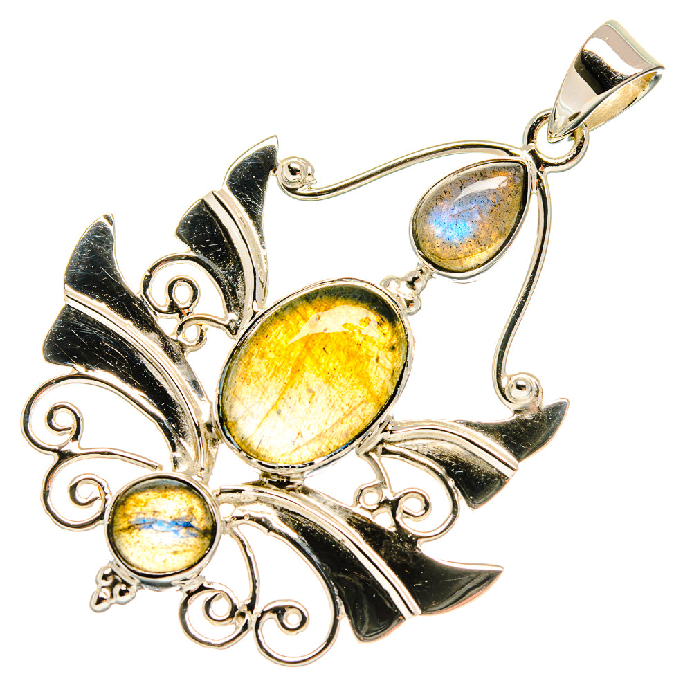 Labradorite Pendants handcrafted by Anasilvercos - PD24841 - Photo 2