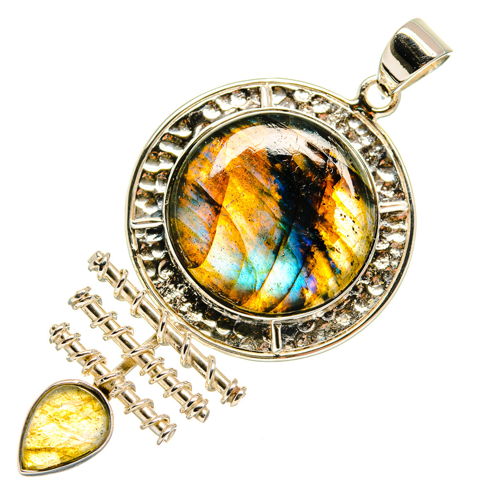 Labradorite Pendants handcrafted by Anasilvercos - PD24851 - Photo 2