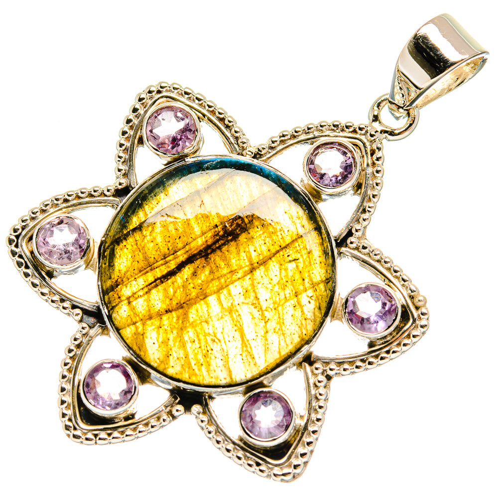 Labradorite Pendants handcrafted by Anasilvercos - PD24852 - Photo 2