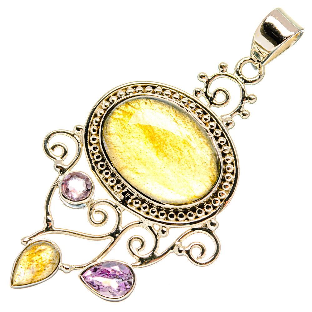 Labradorite Pendants handcrafted by Anasilvercos - PD24854 - Photo 2