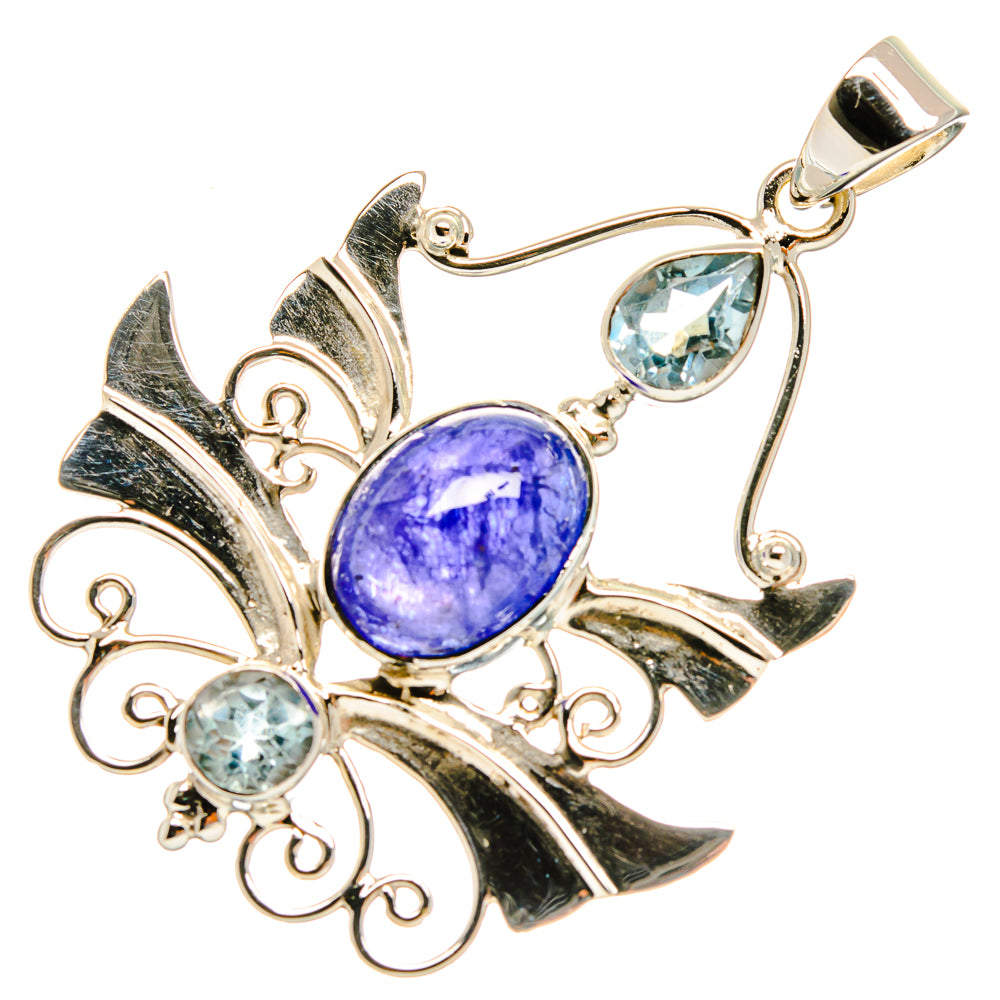 Tanzanite Pendants handcrafted by Anasilvercos - PD24855 - Photo 2