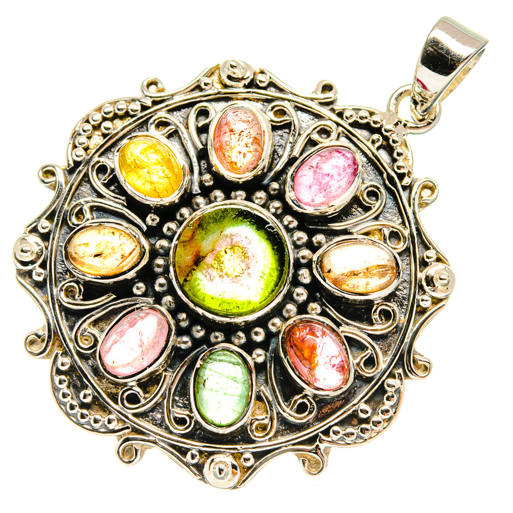 Tourmaline Pendants handcrafted by Anasilvercos - PD24861 - Photo 2