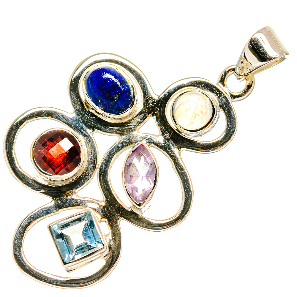 Lapis Lazuli Pendants handcrafted by Anasilvercos - PD24868 - Photo 2