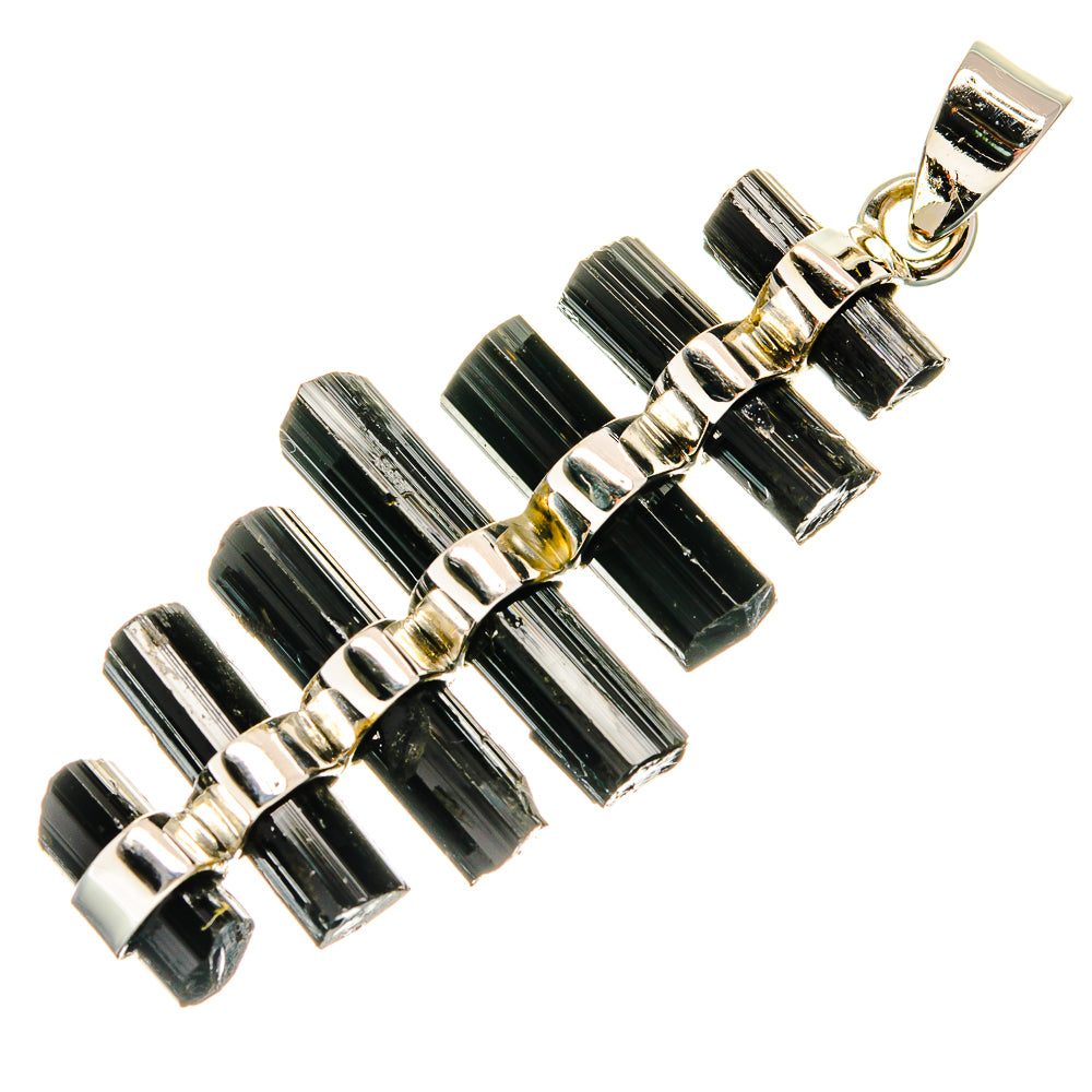 Black Tourmaline Pendants handcrafted by Anasilvercos - PD24879 - Photo 2