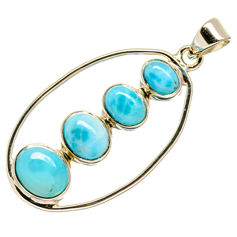 Larimar Pendants handcrafted by Anasilvercos - PD24881 - Photo 2